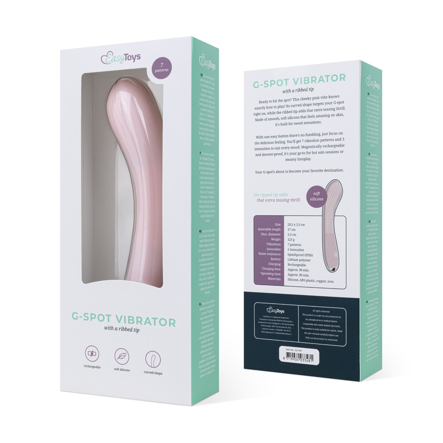 Easytoys Vibe - G-Spot Vibrator - Roze foto 10