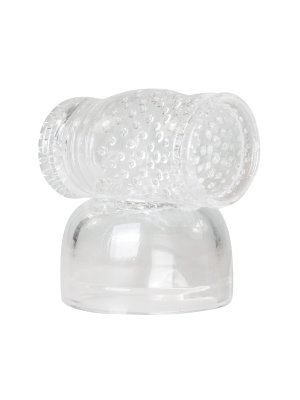 EasyToys Wand Collection – Opzetstuk Met Masturbator - Clear