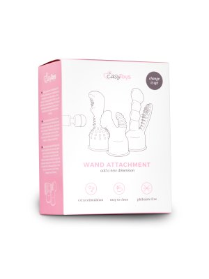 EasyToys Wand Collection – Opzetstuk Met Masturbator - Zwart