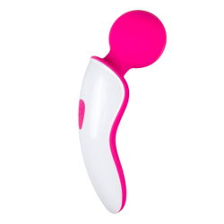 Mini Wand Massager - Pink / White Mini Wand Massager - Pink / White