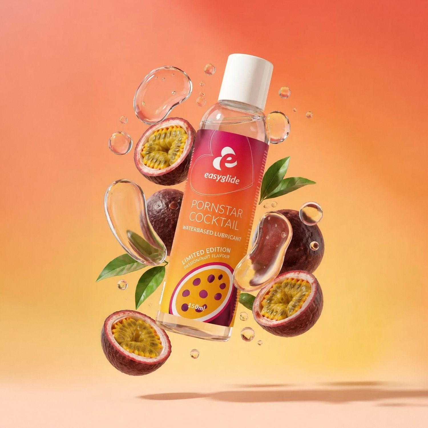 EasyGlide - PassionFruit Pornstar Martini Glijmiddel Waterbasis - 150 ml - Afbeelding 2
