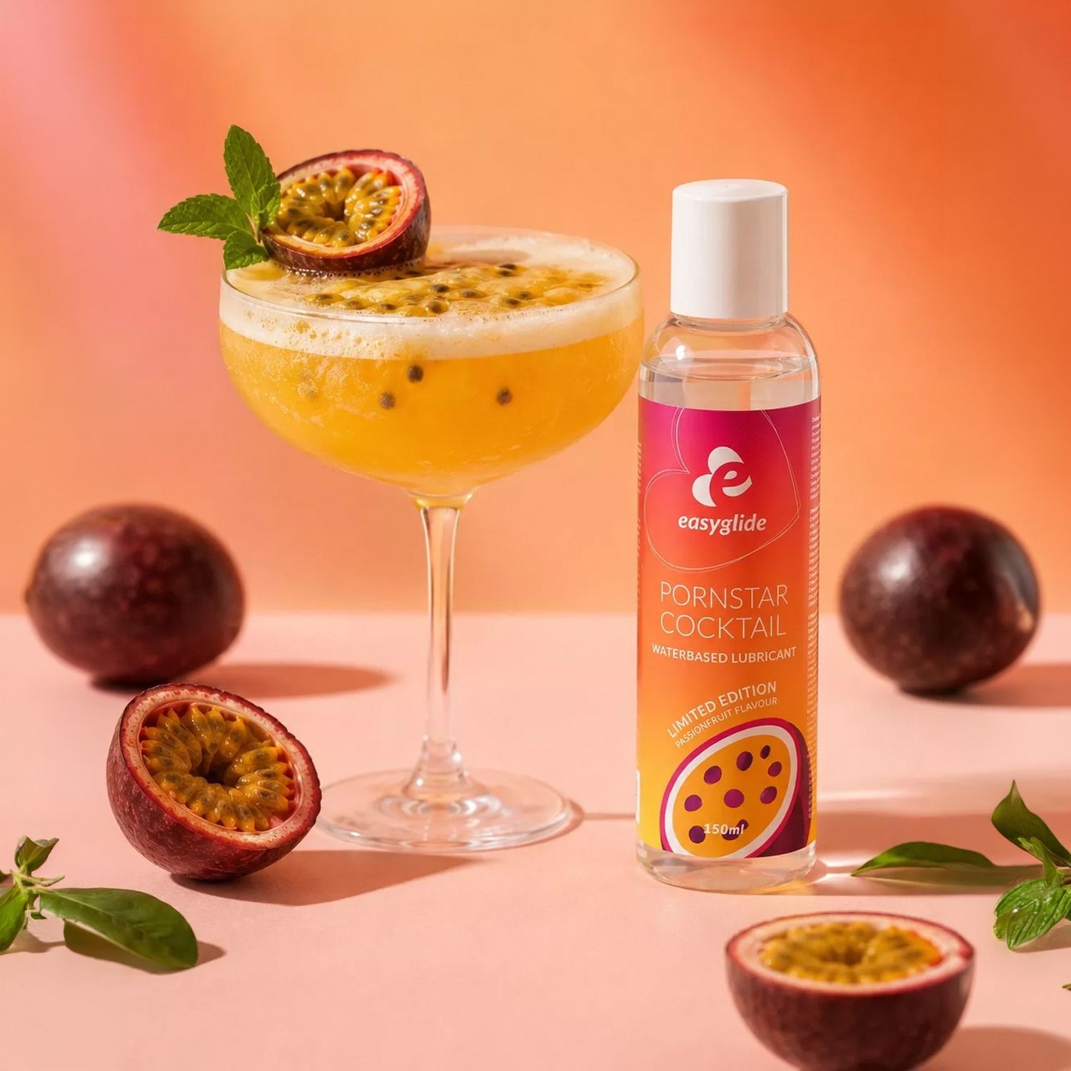 EasyGlide - PassionFruit Pornstar Martini Glijmiddel Waterbasis - 150 ml - Afbeelding 3