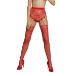 Passion ECO - S004 Bodystocking - Rood