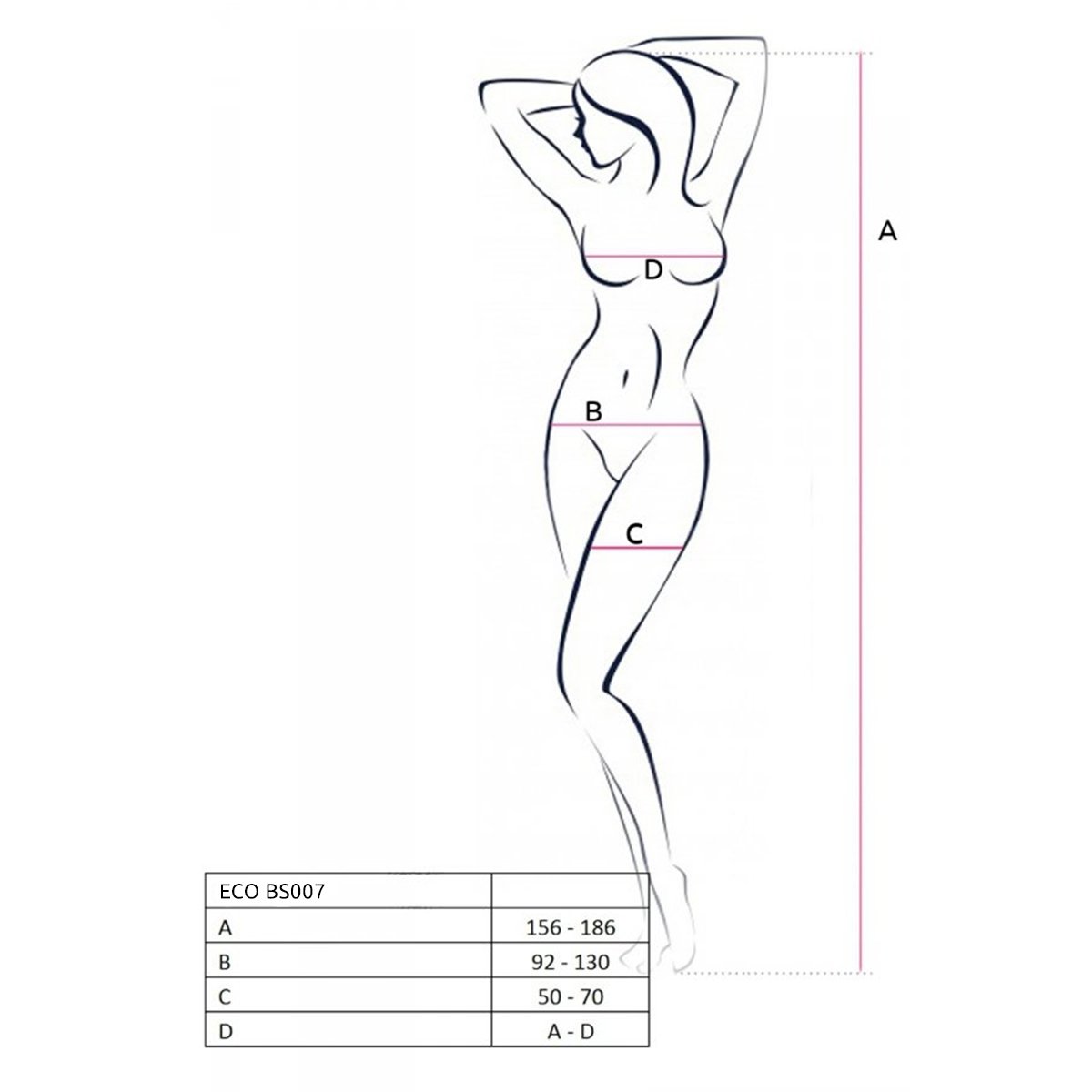 ECO Passion - BS007 Bodystocking - Wit