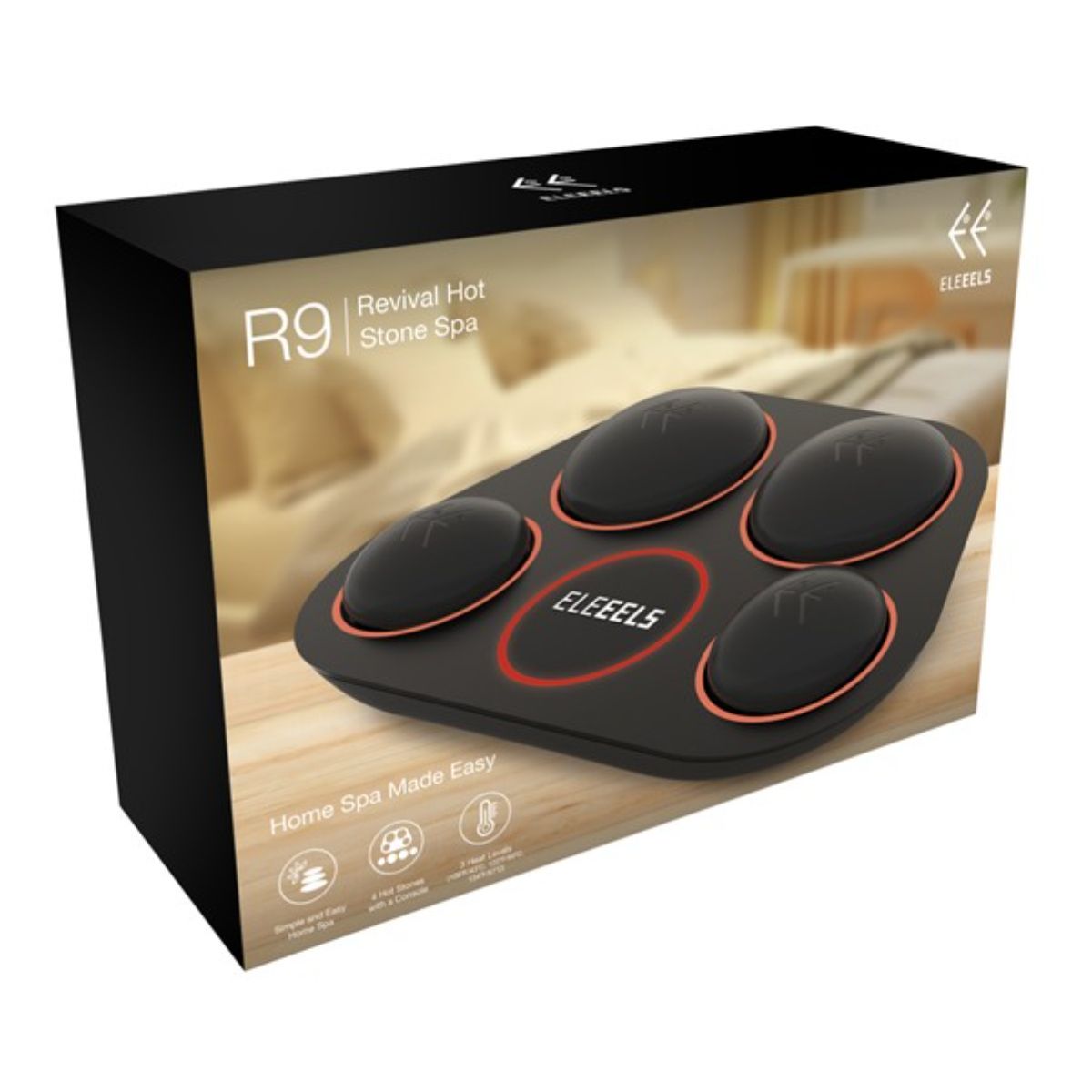 ELEEELS - R9 Revival Hot Stone Spa - 3 Warmtestanden - Afbeelding 10