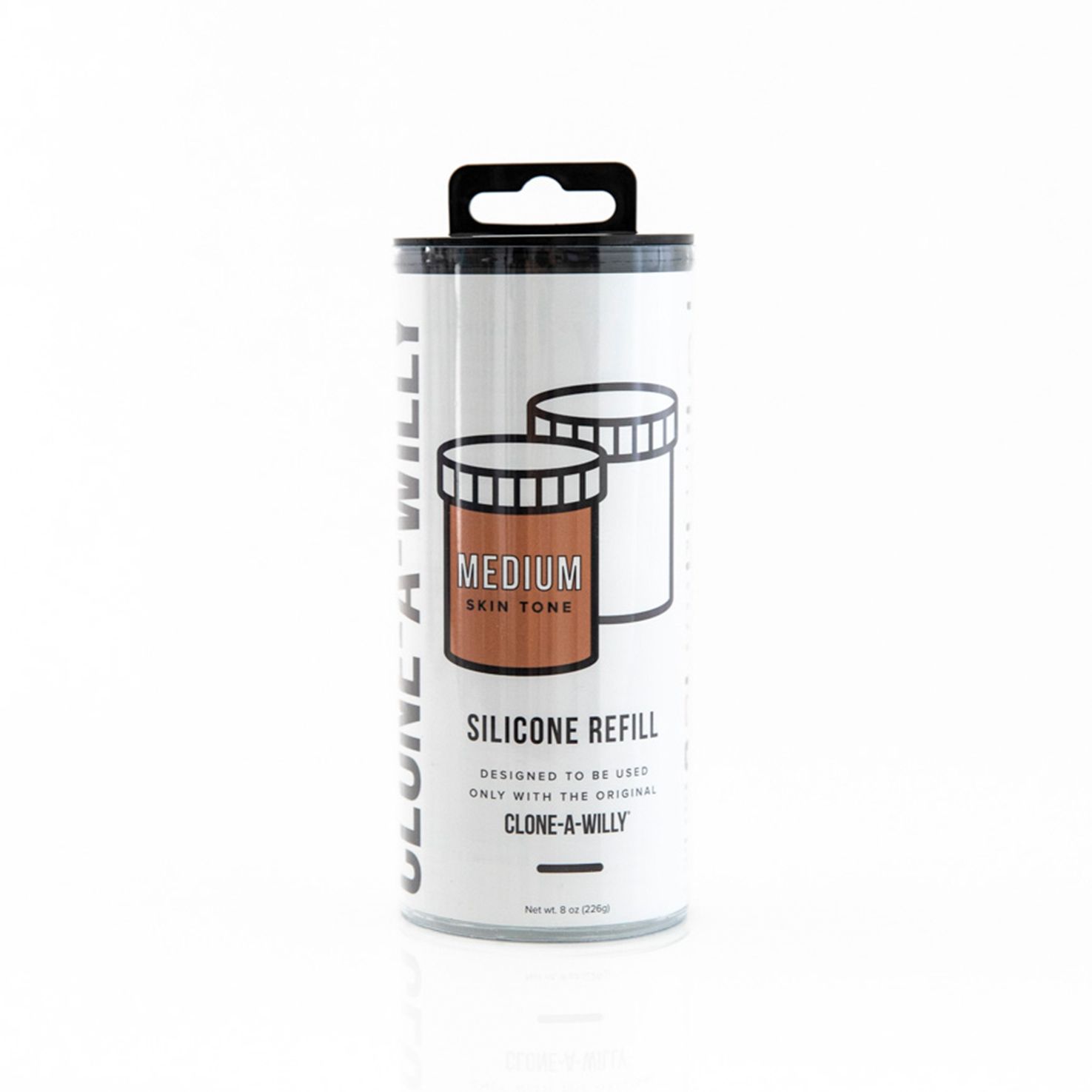 Clone-A-Willy - Navulling Siliconenrubber - Medium Huidtint foto 2