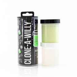 Clone-A-Willy - Refill Glow in the Dark Green Silicone