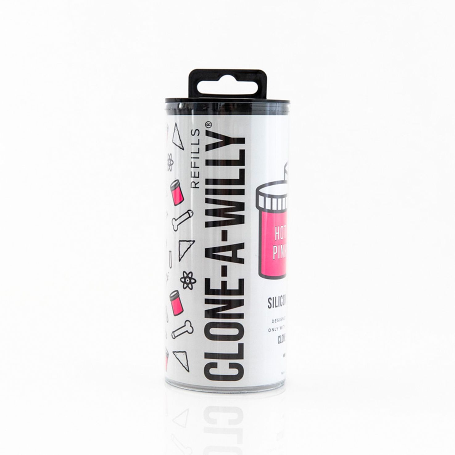 Clone-A-Willy - Refill Hot Pink Silicone foto 2