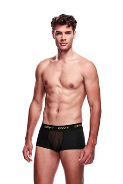 Envy Transparante Mesh Herenshort - Zwart 