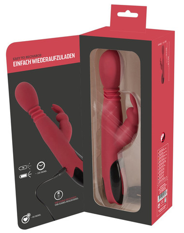 Stossender, rotierender und sich erwärmender Rabbit Vibrator