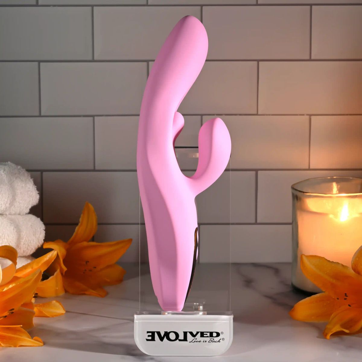 Evolved - Push The Button Vibrator - Roze - Afbeelding 4