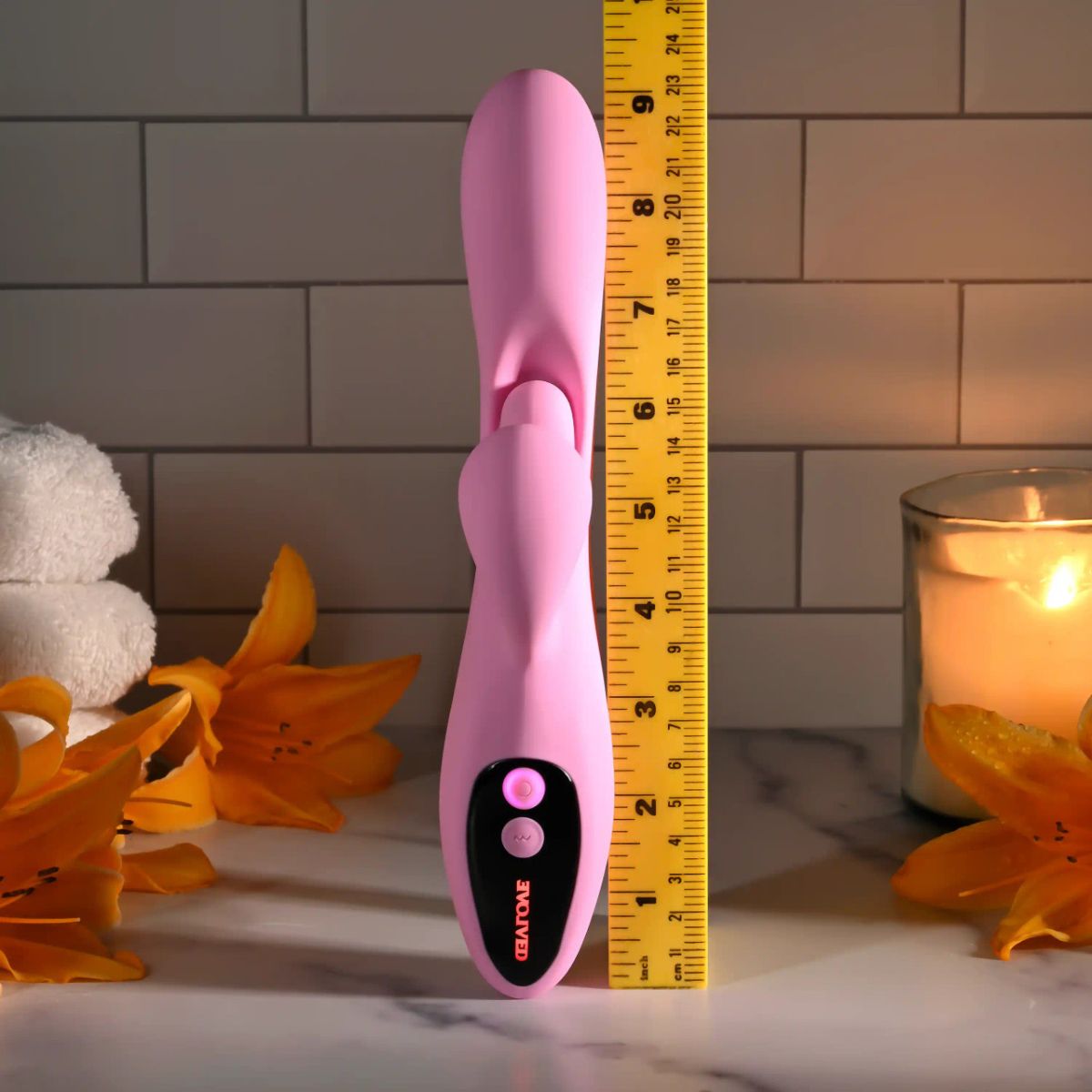 Evolved - Push The Button Vibrator - Roze - Afbeelding 5