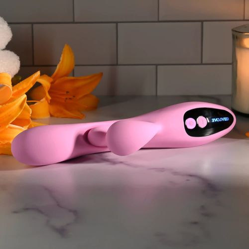 evolved_-_vibromasseur_push_the_button_-_rose