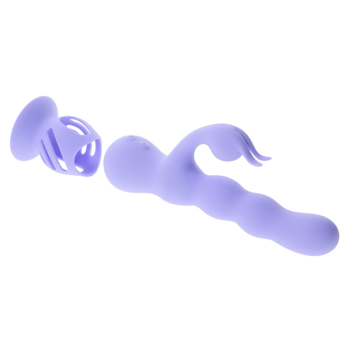 Evolved - Wiggly Bunny Rabbit Vibrator - Paars - Afbeelding 4