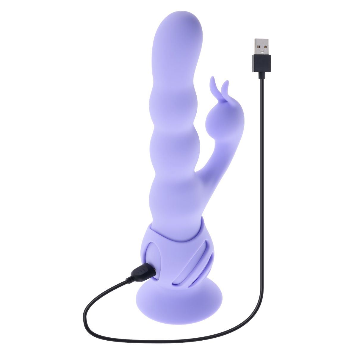 Evolved - Wiggly Bunny Rabbit Vibrator - Paars - Afbeelding 6