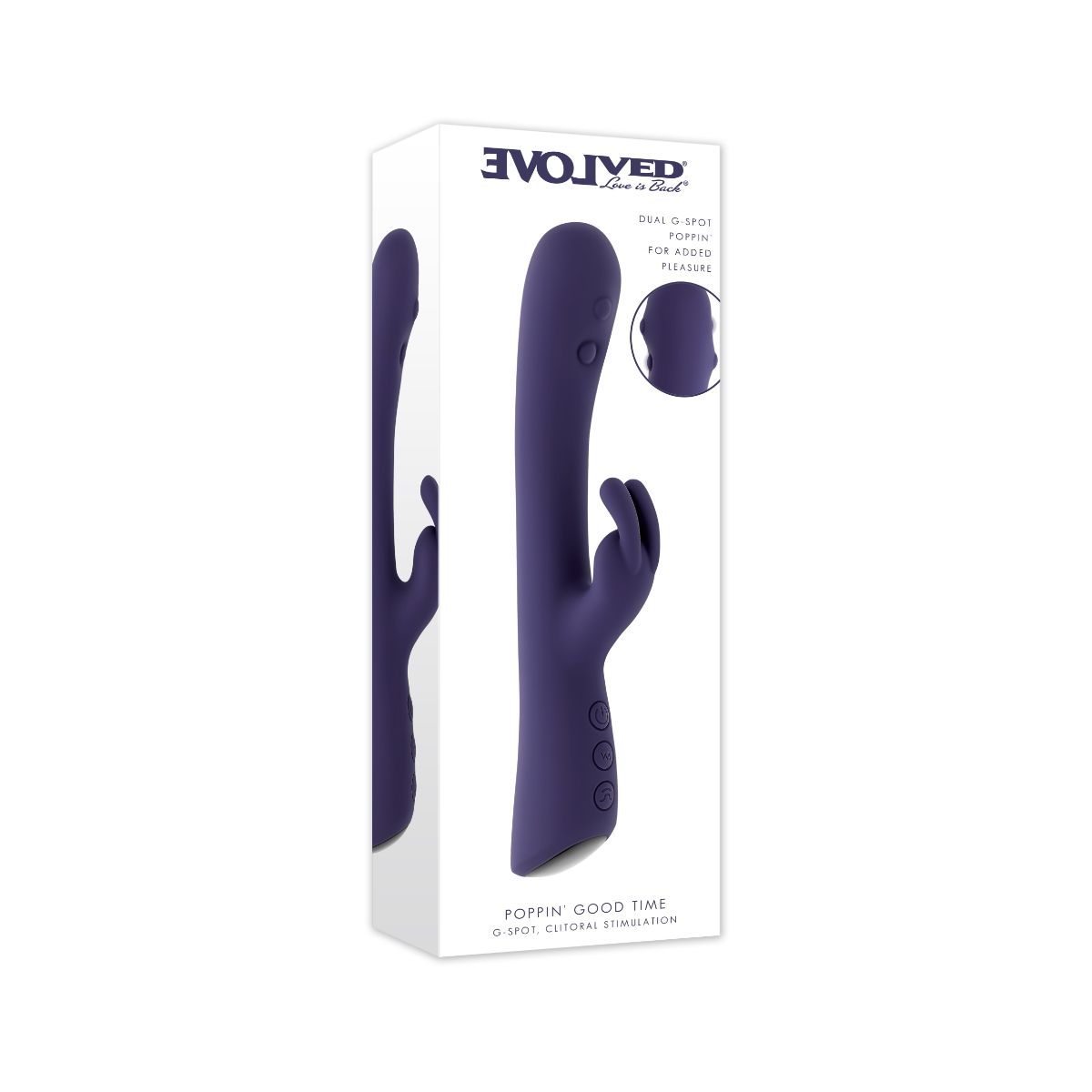 Evolved - Poppin Good Time Rabbit Vibrator - Paars - Afbeelding 10
