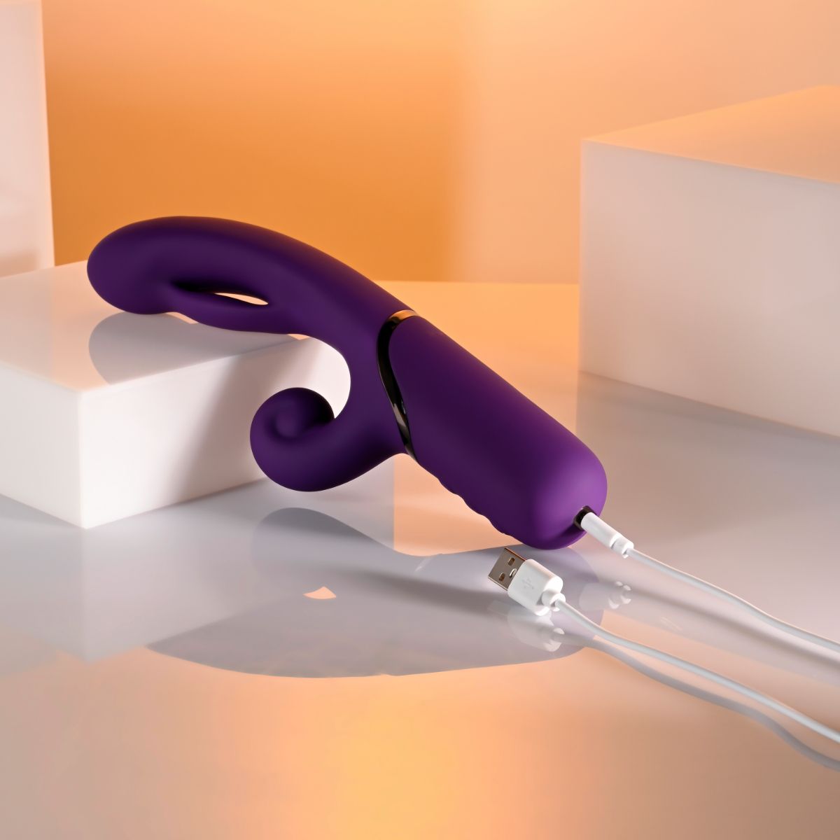 Evolved - Pleasure Puff Rabbit Vibrator - Purple - Afbeelding 8
