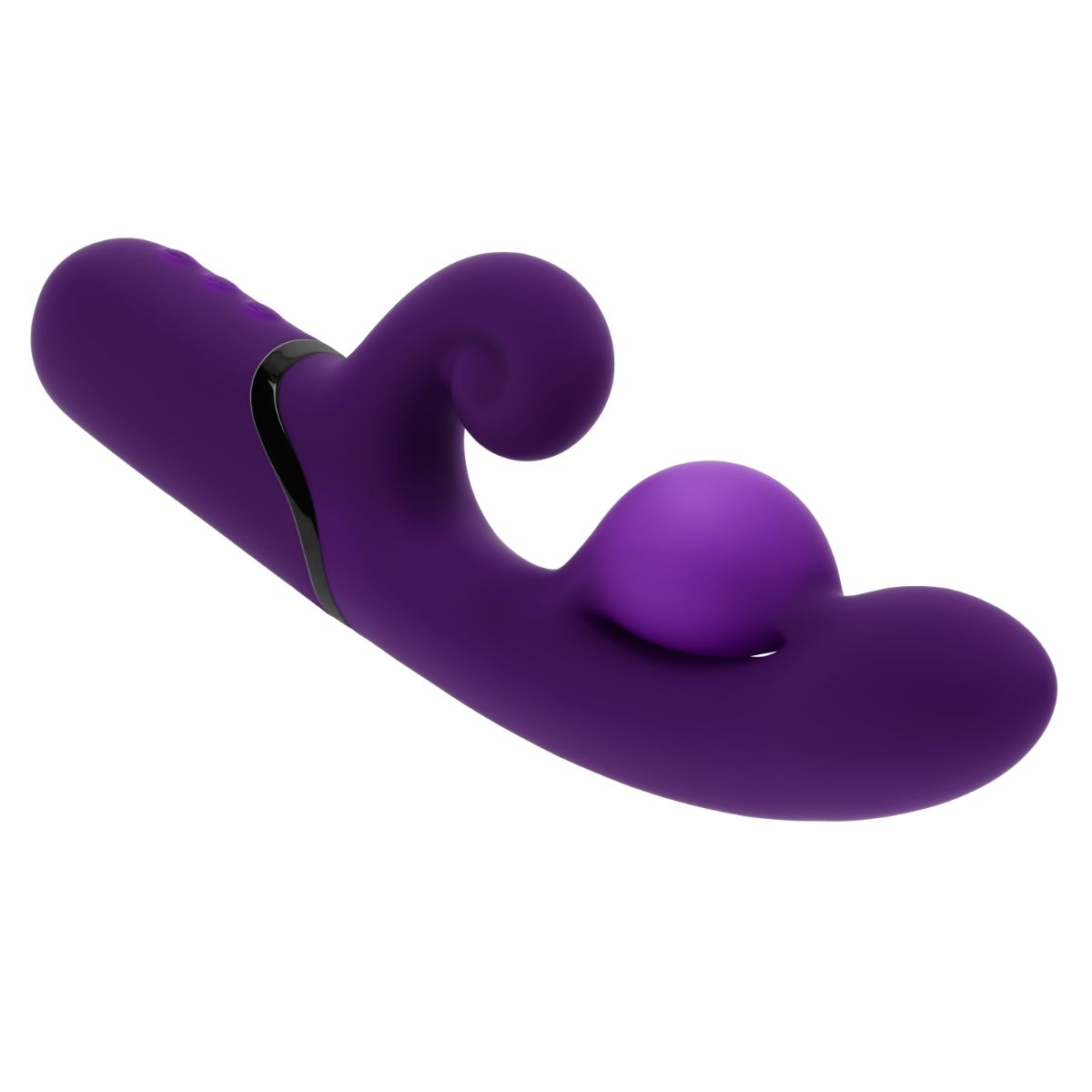 Evolved - Pleasure Puff Rabbit Vibrator - Purple - Afbeelding 3