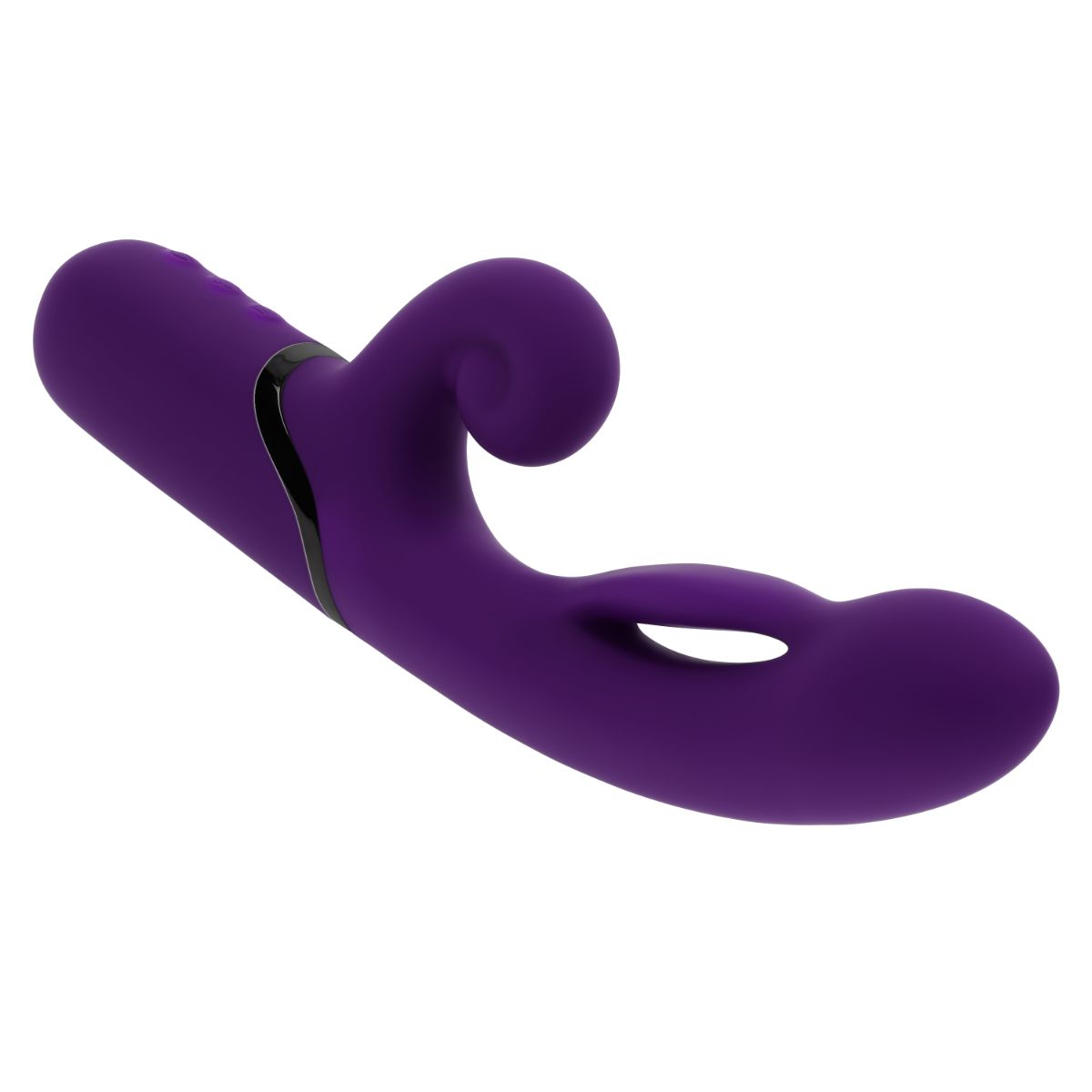 Evolved - Pleasure Puff Rabbit Vibrator - Purple - Afbeelding 4