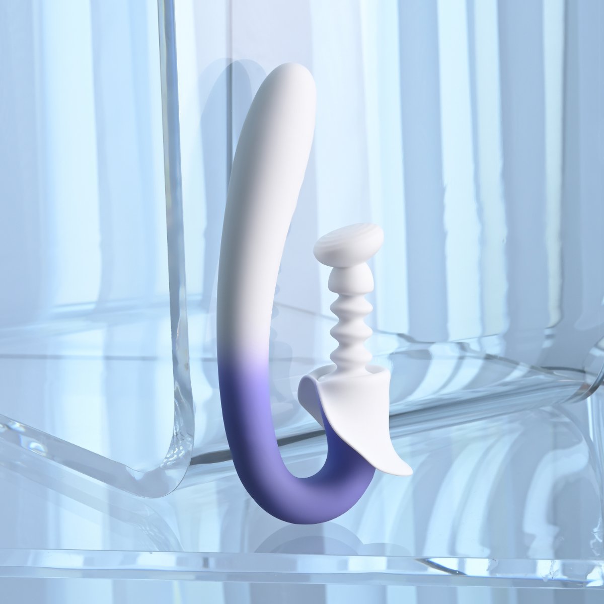 Evolved - Spring Loaded Multi Rabbit Vibrator - Paars