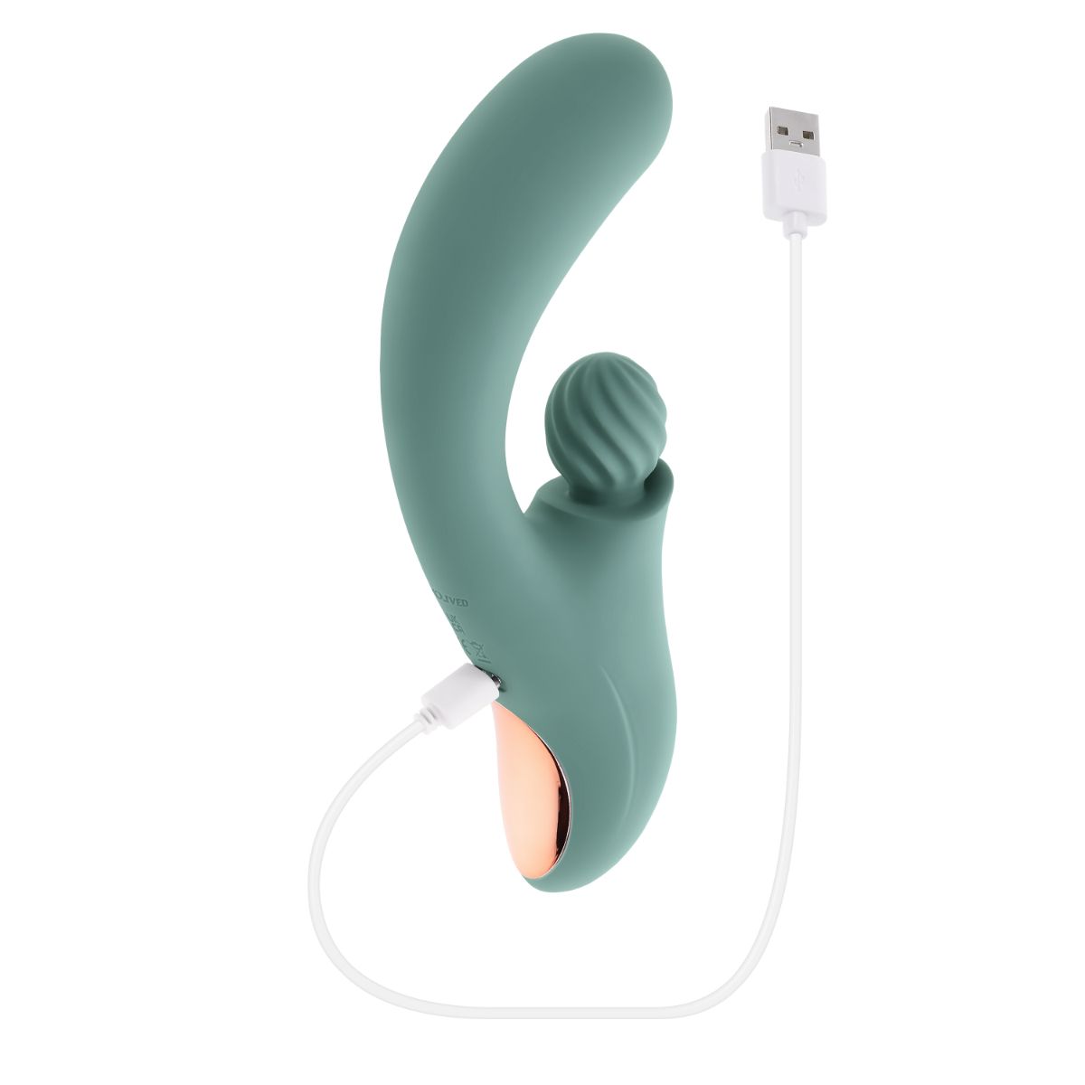 Evolved - Spiral Charm Clitorisvibrator - Groen foto 10