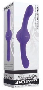 Evolved - Our Gyro Vibe Dual End Vibrator - Paars