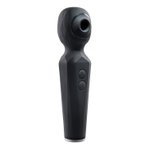 Evolved - Rainbow Sucker Wand Vibrator - Zwart