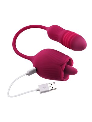 Evolved - Wild Rose Tong Vibrator - Rood