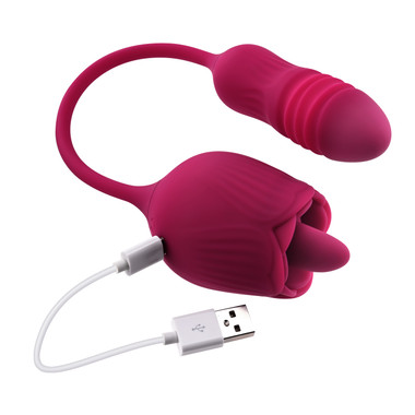 wild rose vibrator Wild Rose Suction & Bullet Vibrator main image 0