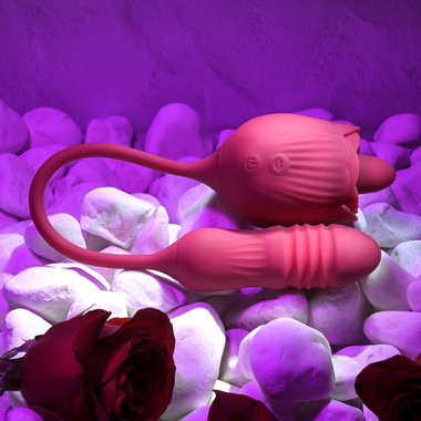 wild rose vibrator Adult Sex Toy Wild Rose Silicone Suction Stimulator - Adult Female Sex  Toys, Adult Sex Toys main image 0