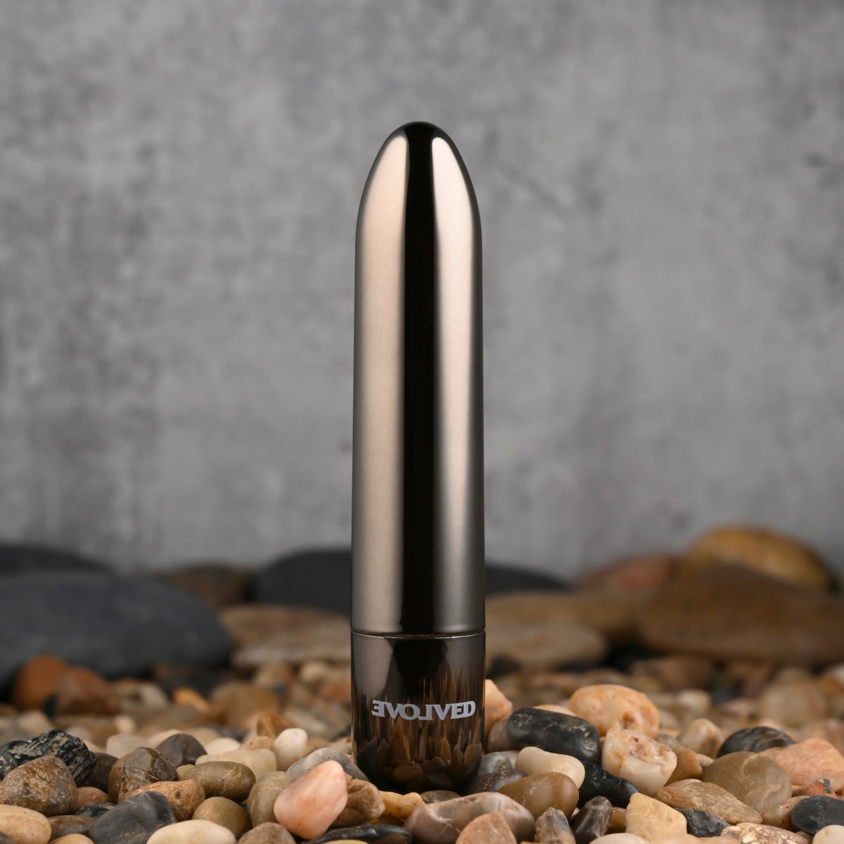 Evolved - Real Simple Bullet Vibrator - Black Chrome Evolved - Real Simple Bullet Vibrator - Black Chrome