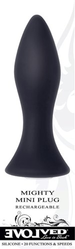 Evolved Novelties - Mighty Mini Plug - Zwart