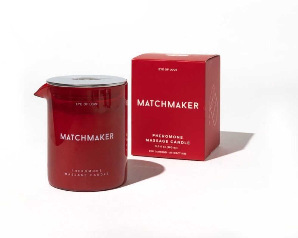 EOL Matchmaker Rode Diamant Feromoon Massage Kaars foto 3