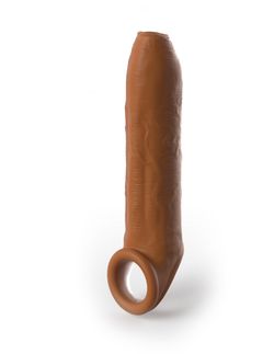 Uncut Penis Enhancer With Ballstrap - Tan