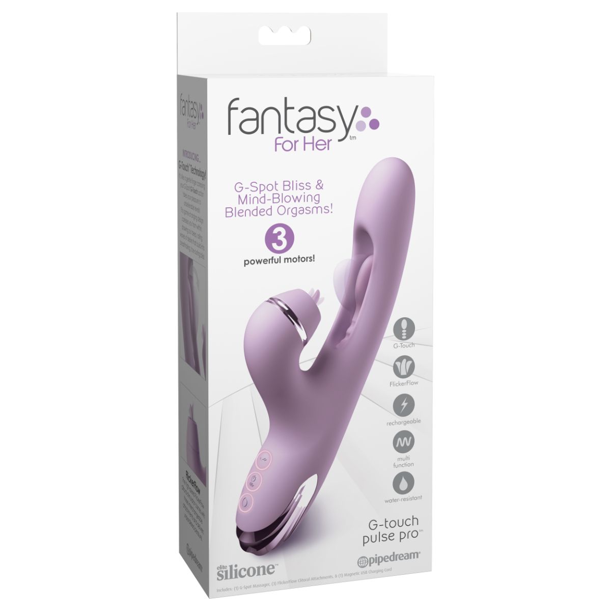 Fantasy For Her - G-Touch Pulse Pro Rabbit - Paars foto 7