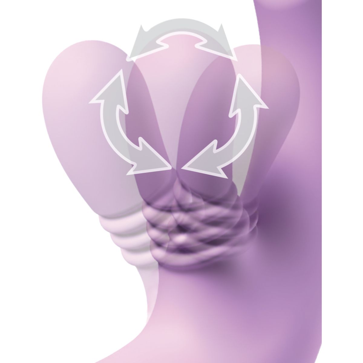 Fantasy For Her - IntiMotion Flutter Pro Rabbit - Paars foto 3