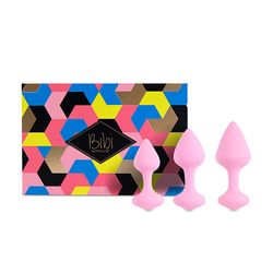 FeelzToys - Bibi Butt Plug Set 3 st. Roze