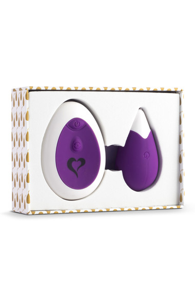 FeelzToys - Anna Vibrating Egg Remote - Purple - EasyToys FeelzToys - Anna Vibrating Egg Remote - Purple - EasyToys