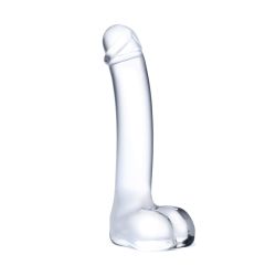 Glas - Realistic Curved Glass G-Spot Dildo