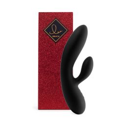 FeelzToys - Lea Rabbit Vibrator Zwart (Glitter)