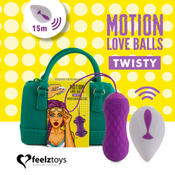 FEELZTOYS - REMOTE CONTROLLED MOTION LOVE BALLS TWISTY