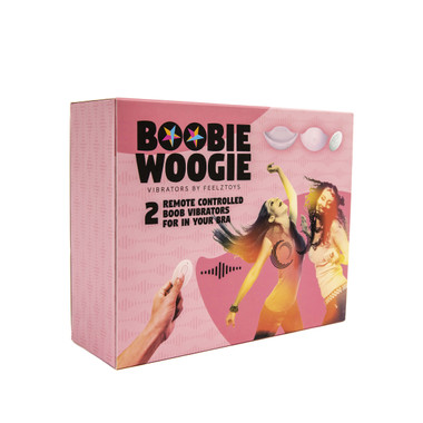 FeelzToys - Vibromasseurs pour Seins Boobie Woogie avec Télécommande