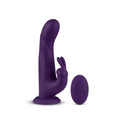 FeelzToys - Whirl-Pulse Roterende Rabbit Vibrator & Afstandsbediening Paars