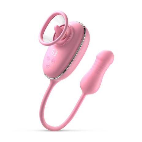 Feelztoys – MIAMORÉ Lick, Suck & Thrust Vibrator – Pink