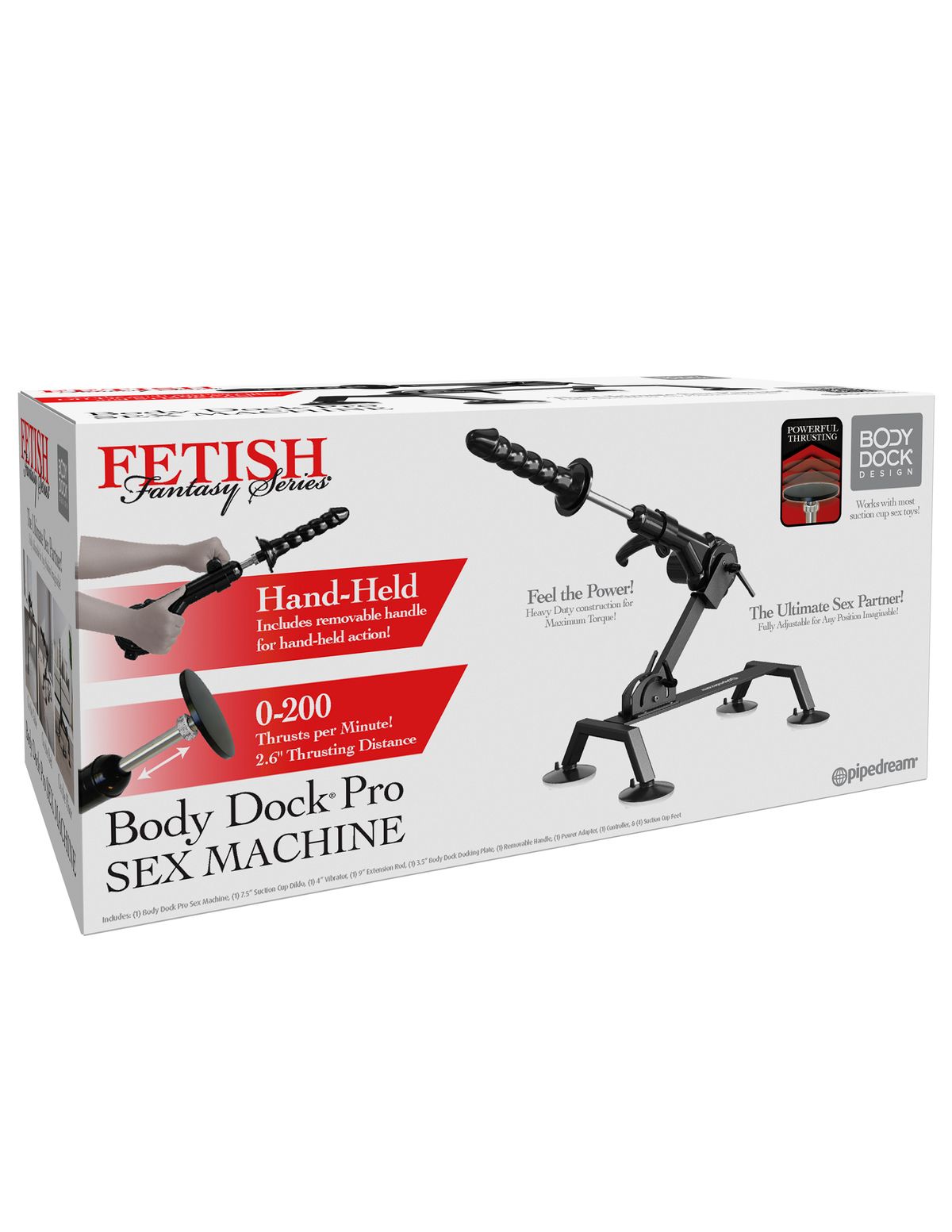 Fetisch Fantasy - Body Dock Sexmachine - Zwart foto 17
