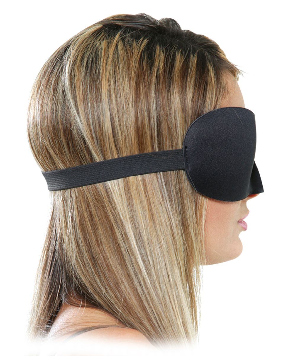 Satijnen Love Mask Deluxe - Zwart foto 2