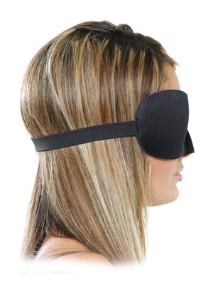 Satijnen Love Mask Deluxe - Zwart