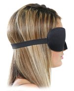 Satijnen Love Mask Deluxe - Zwart