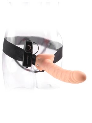 Holle Strap-On Harnas met Vibrator - 20 cm