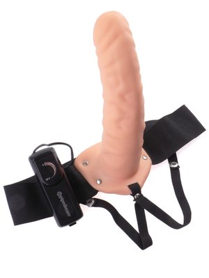 Holle Strap-On Harnas met Vibrator - 20 cm